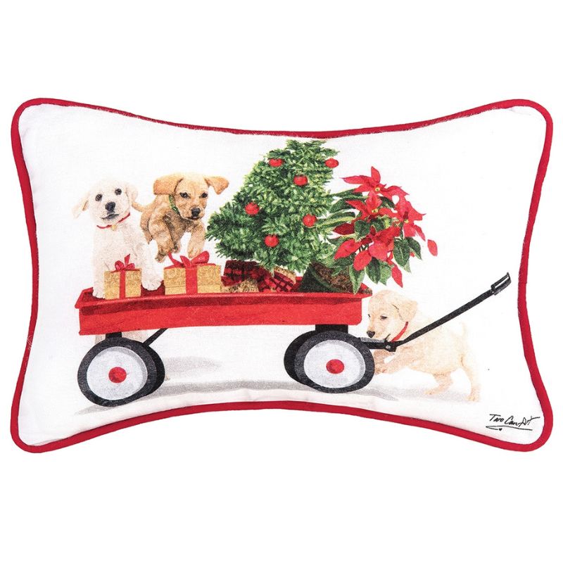 Puppy Wagon Pillow